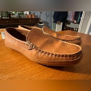 Allen Edmonds~Brown Leather Loafer Driver~Size 9.5~Interstate 90~Mens